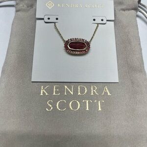 Kendra Scott Baguette Elisa in Red Tigers Eye